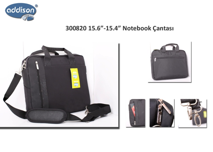 Addison 300820 15.6’’ Siyah Notebook Çantası