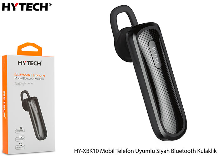 Hytech HY-XBK10 Mobil Telefon Uyumlu Siyah Bluetooh kulaklık