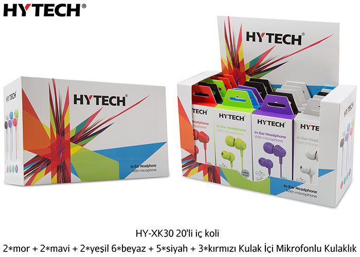 Hytech HY-XK30 Hansfree Witc Mic Beyaz Kulaklık