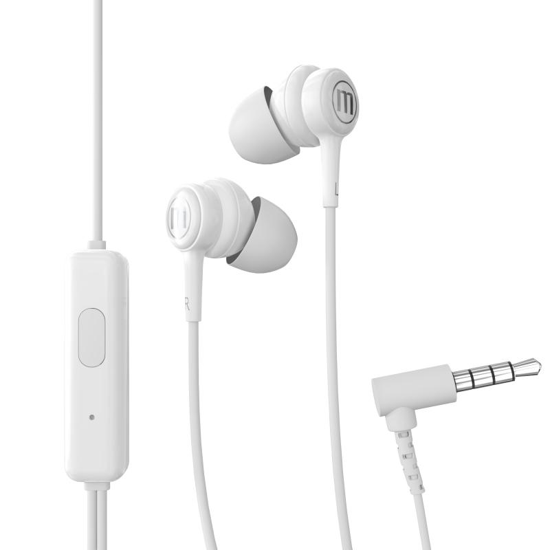 Maxell In-Tips Earphones Beyaz Kulakiçi Mikrofonlu Kulaklık Tek Jaklı