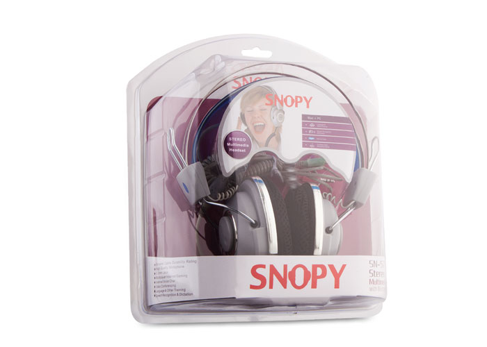 Snopy SN-57 Lüks Profesyonel Gri Mikrofonlu Kulakl