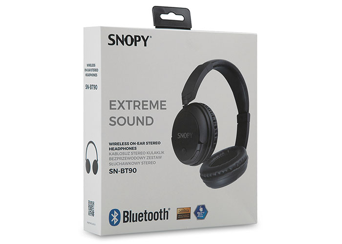 Snopy SN-BT90 Nobby Siyah Bluetooth Kulaklık