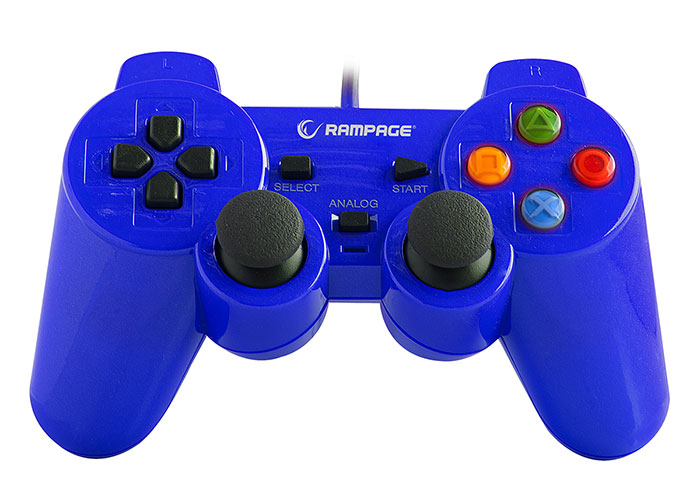 Snopy Rampage SG-R602 Ps3-Pc Mavi USB 1.8m Joypad