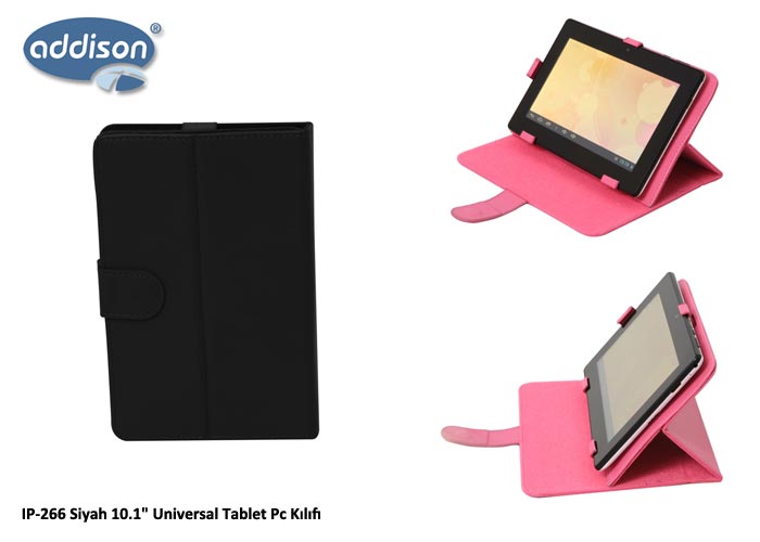 Addison IP-266 Siyah 10.1’’ Universal Tablet Kılıfı