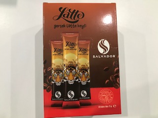 Cafe Slavador Latte 17gr Kutuda 20 adet