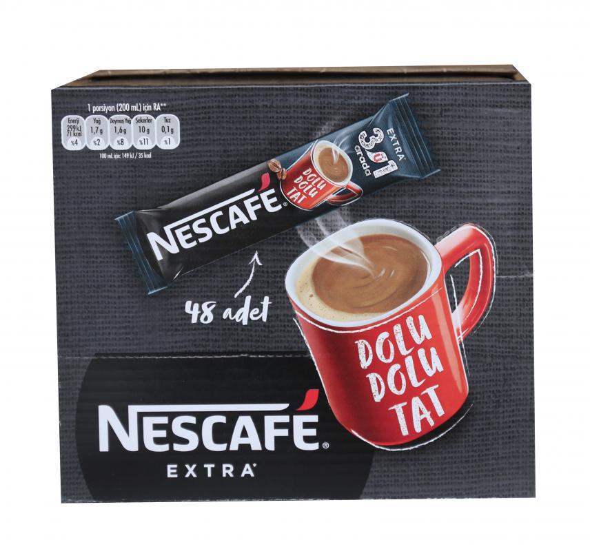 Nestle Nescafe 3ü1 Arada Extra 48 Adet 16,5gr phnx 12379703