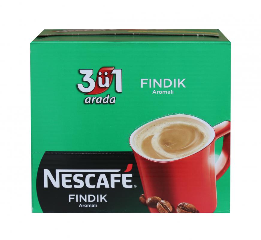 Nestle Nescafe 3Ü1 Arada Fındıklı 48 Adet 17G 12294616