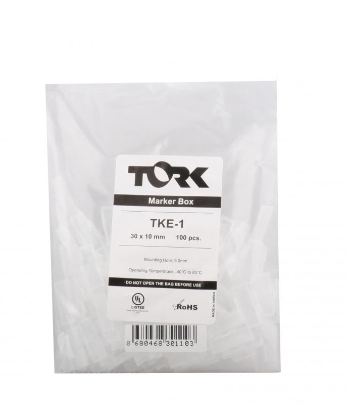 Tork TKE-1 33-12 Kablo Bağı Etiket Taşıyıcı 100lü Paket