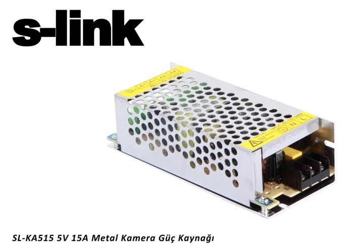 S-link SL-KA515 5V-15A Metal Led Modül Adaptörü