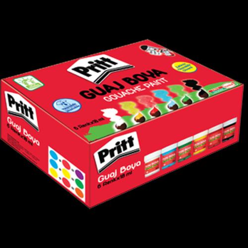 Pritt Guaj Boya Şişe 6 Renk 18 ML 1577155