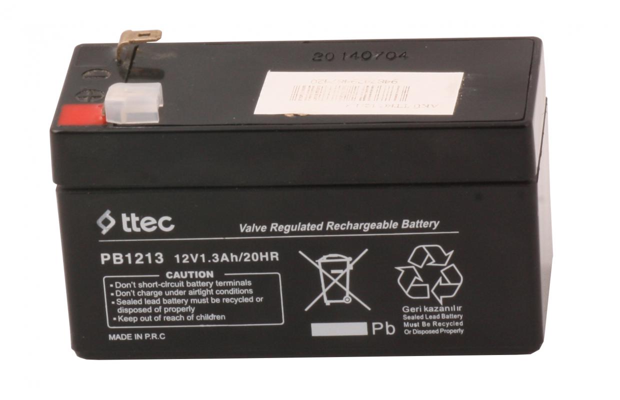 Ttec Plus 12V 1.3AH Bakımsız Kuru Akü