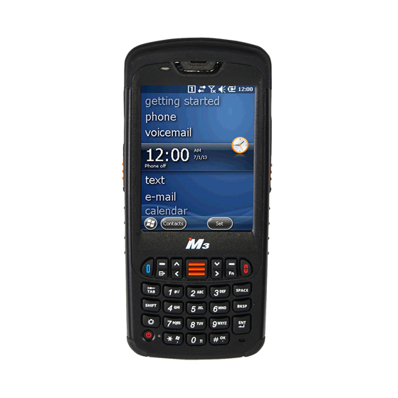 M3 Mobile Black WM 1D (WM, WİFİ, BT, 1D Scanner, Cradle,Ext Battery) El Terminali