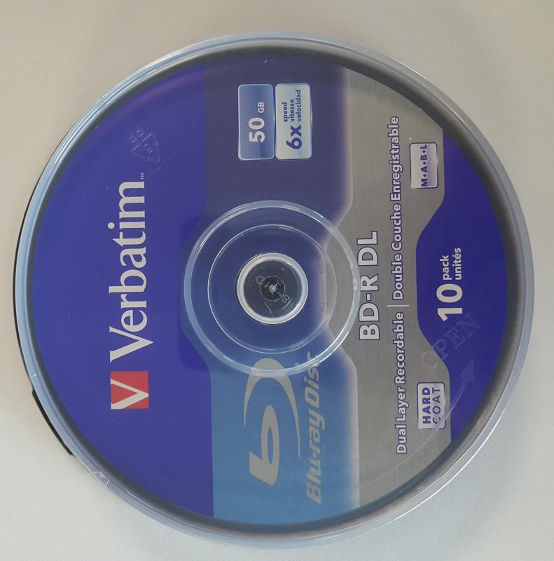 Verbatim BD-R DL 10LU Blu-ray 50GB 6X