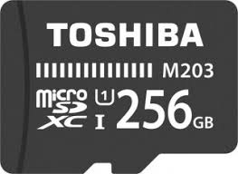 Toshiba M203 256GB SDXC UHS1 Micro SD Kart Class 10 100MB-S