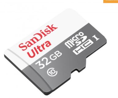 Sandisk SDSQUNS-032G-GN3MN 32GB Ultra Micro SD Kart Adaptörsüz Class10 80MB-S