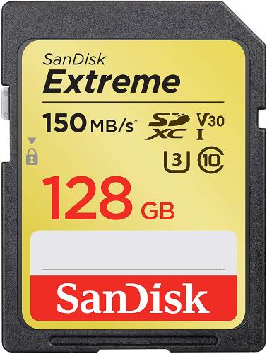 Sandisk SDSDXV5-128G-GNCIN 128GB Extreme SD Kart Class 10 150MB-S