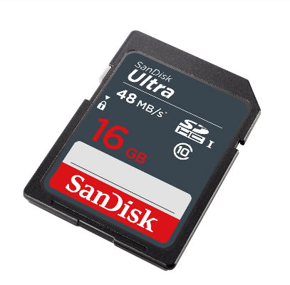 Sandisk SDSDUNB-016G-GN3IN 16GB Ultra SD Kart Class 10 48MB-S