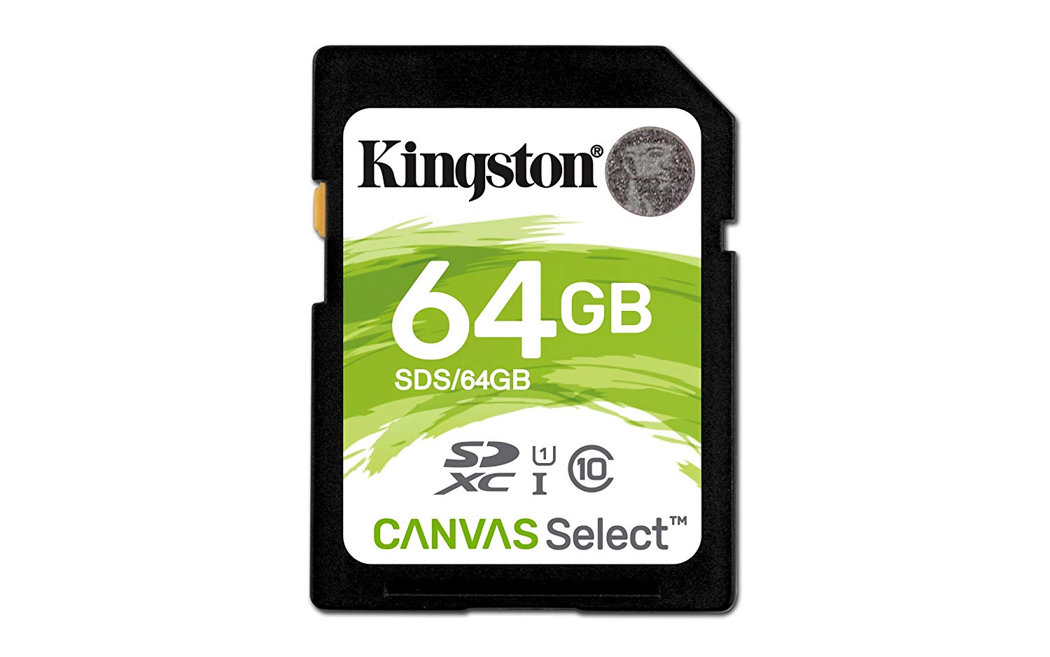 Kingston SDS 64 Gb Canvas Select SD UHS-I 80MB-s Class 10 Hafıza Kartı SDS-64G