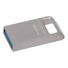 Kingston DTMC3-128 128GB DTMicro USB3.1 Metal Kasa Flash Bellek