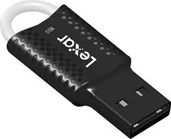 Lexar 16Gb Usb 2.0 Jump V40 Siyah Flash Bellek LJDV40-16GA