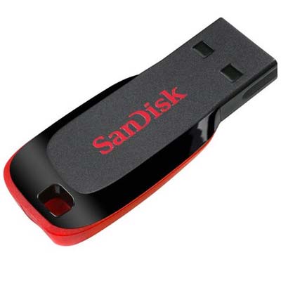 Sandisk SDCZ50-016G-B35 16GB Cruzer Blade Siyah 2.0 USB Flash Bellek