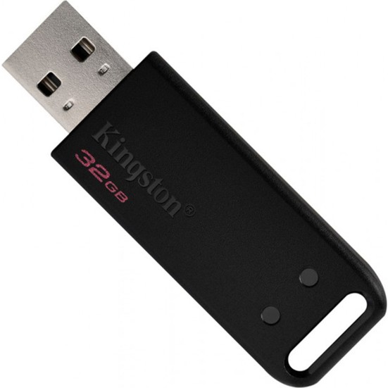 Kingston DT20 32 Gb Usb 2.0 Plastik Kasa Siyah Flash Bellek