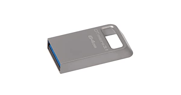 Kingston DTMC3-64 64GB DTMicro USB3.1 Metal Kasa Flash Bellek