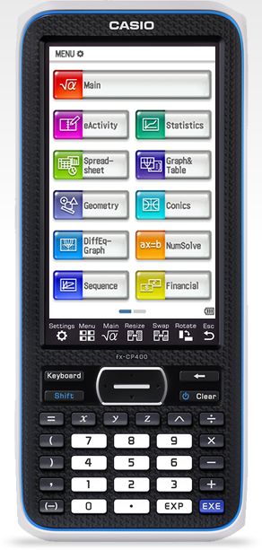 Casio ClassPad II FX-CP400 Renkli Ekran Grafik Çizen Bilimsel Hesap Makinesi