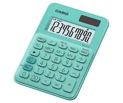 Casio MS-7UC-GN 10 Hane Yeşil Masa Üstü Hesap Makinesi