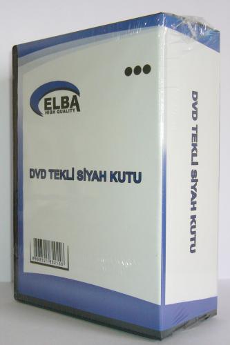 Elba PL-221A Tekli Siyah Standart Dvd Kutusu 5li