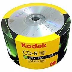 Kodak CD-R 700MB-80min 52X 50 li Shrink