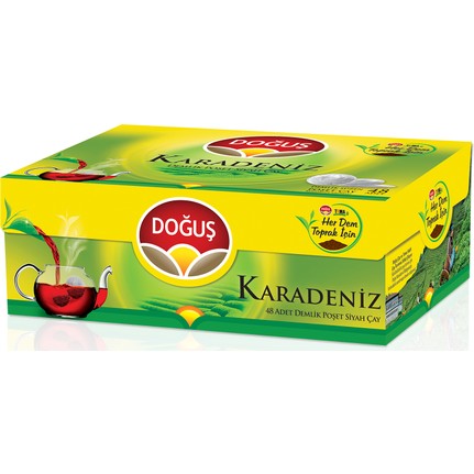 Doğuş Karadeniz Demlik Poşet Çay 48x3.2 gr Bergamot Aromalı