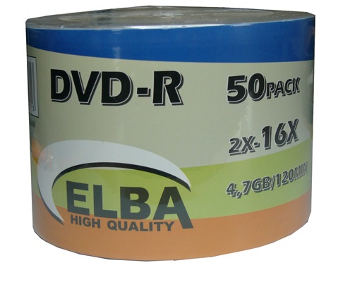 Elba DVD-R 50Li 4.7GB 16X Cakebox Printable