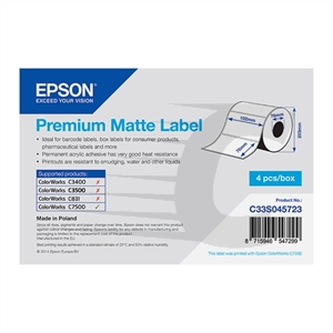 Epson TM-C7500 Premium Mat Rulo Kağıt S045723