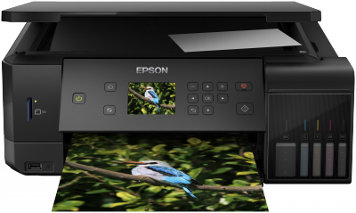 Epson L7160 Yazıcı-Tarayıcı-Fotokopi Renkli Mürekkep Tanklı Yazıcı Dubleks WI-FI Ethernet (5 RENK)