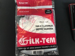 İlk-Tem 100lü Tek Kullanımlık Fırıncı Eldiveni