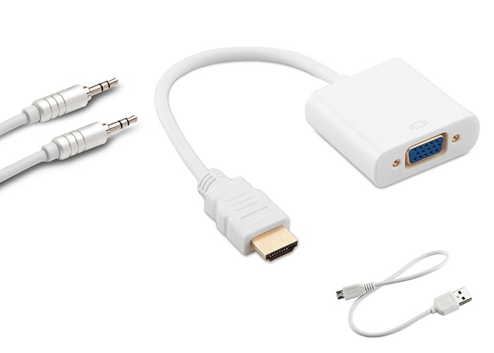 S-link SL-HVS20 Hdmı Erkek To Vga Dişi + Audio Usb Power Çevirici