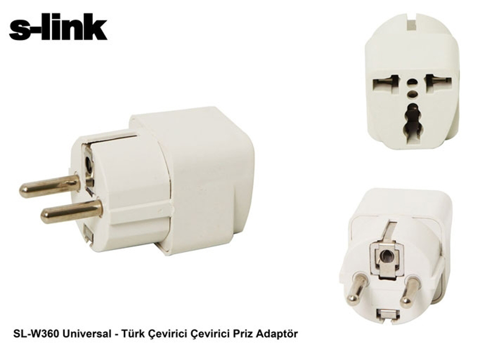 S-link SL-W360 Universal Priz Çevirici