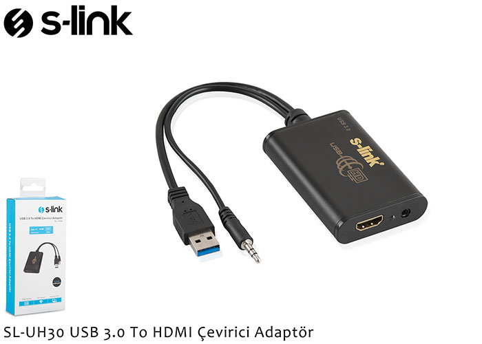 S-link SL-UH30 USB 3.0 To HDMI Çevirici Adaptör