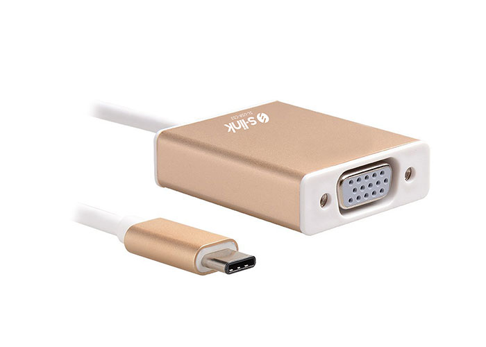 S-link SL-USB-C53 Type-C to VGA Kablo