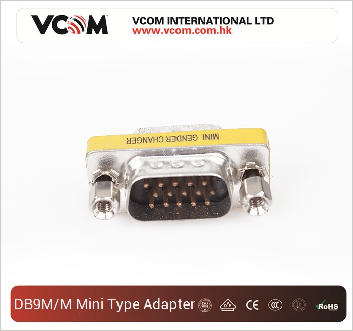 Vcom CA084 RS232 Erkek-Erkek 9PİN Dönüştürücü