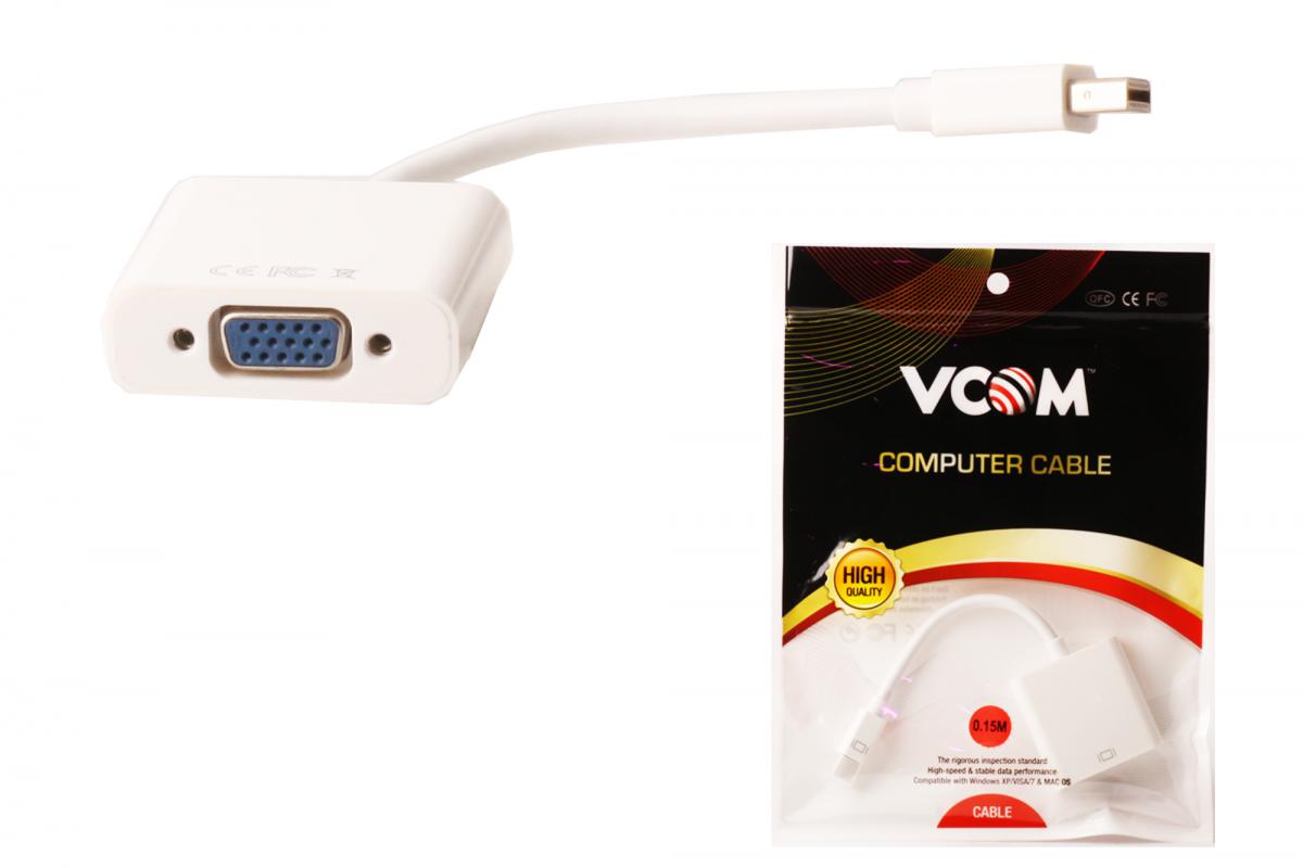 Vcom CG613 Mini Display Erkek To Vga Dişi Çevirici