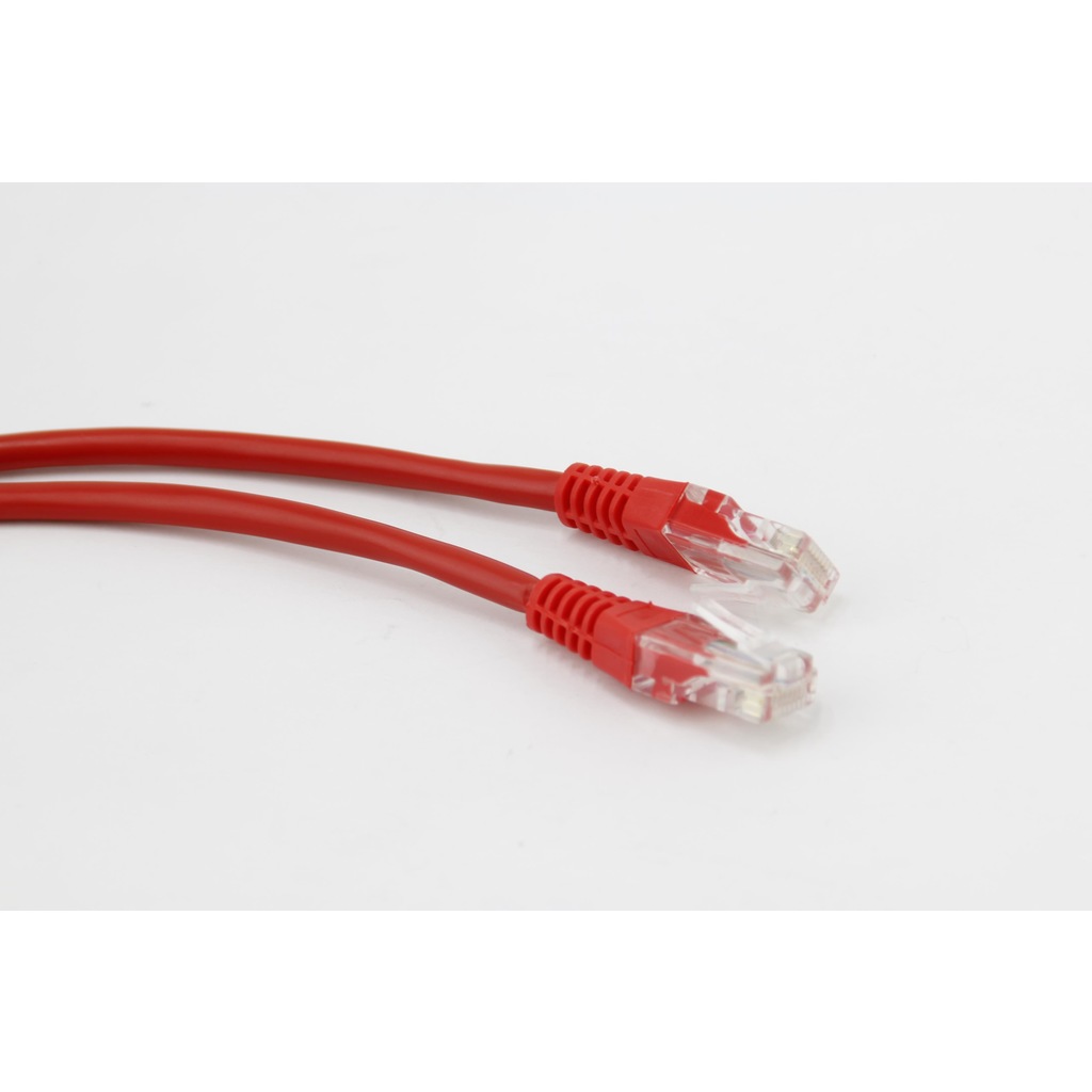 Vcom NP611B-R-0.5mt Cat6 Kırmızı Utp Patch Kablo