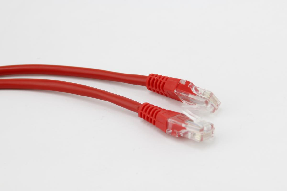 Vcom NP611B-R-1mt Cat6 Kırmızı Utp Patch Kablo