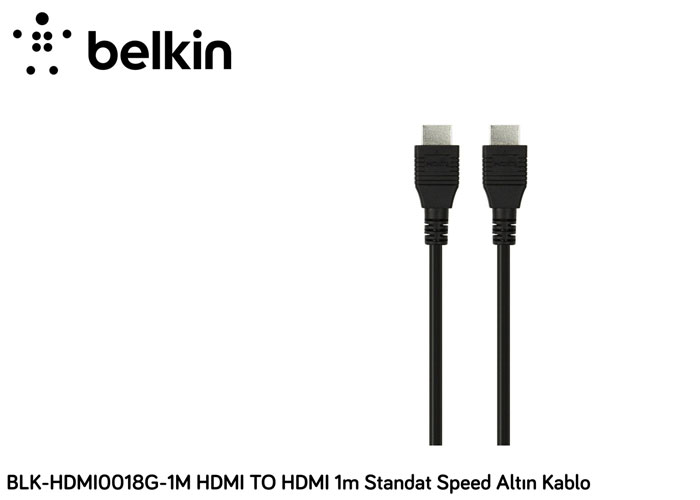 Belkin BLK-HDMI0018G-1M High Speed Gold Kablo