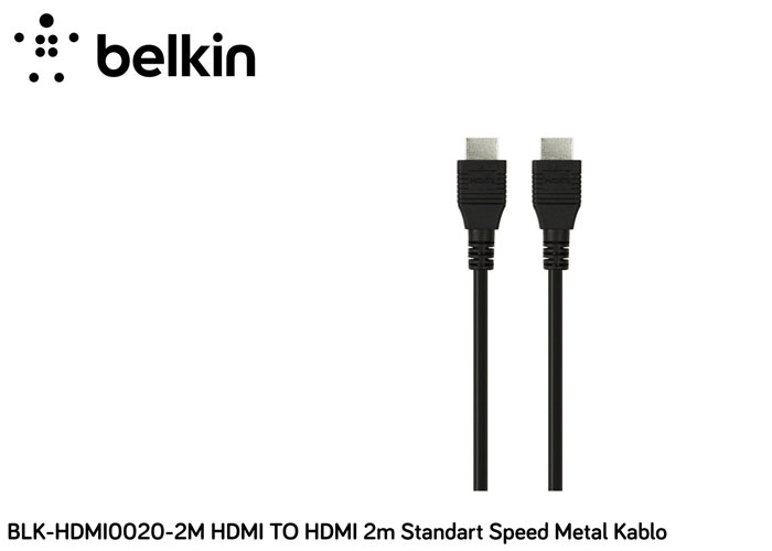 Belkin BLK-HDMI0020-2MT Hdmı To Hdmı  2m Standart Speed Metal Kablo