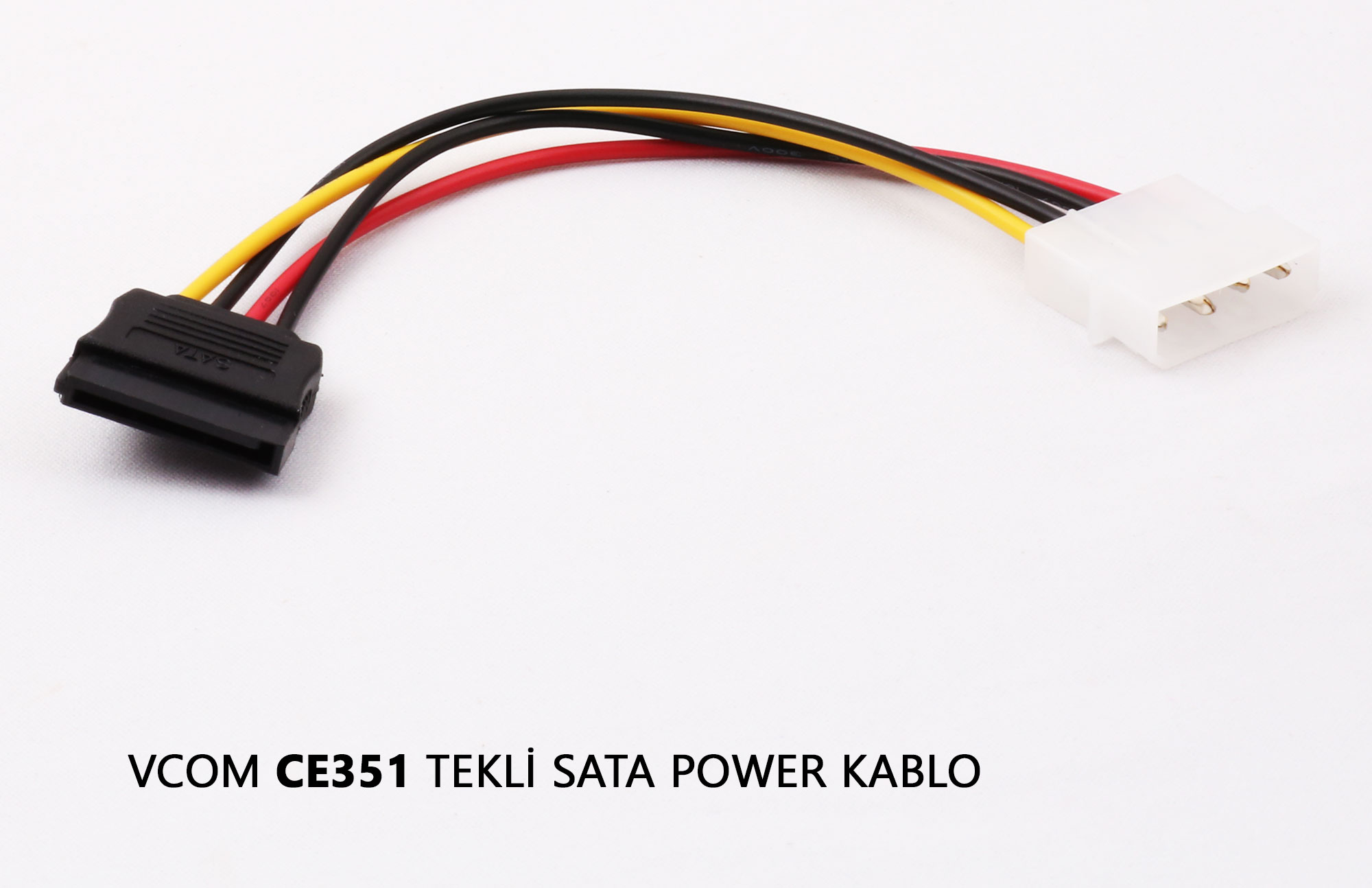 Vcom CE351-0.15 Tekli Sata Power Kablo 0.15MT