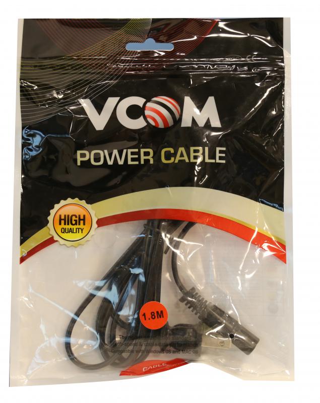 Vcom CE033-1.8MT Amerikan Uçlu Teyp Power Kablosu