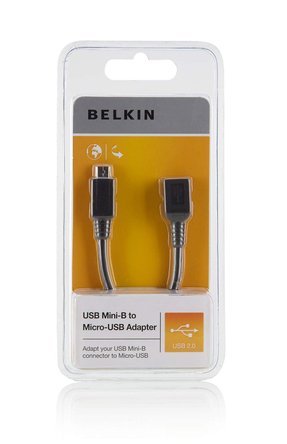 Belkin BLK-F3S005cp Usb-Mını5P To Mıcro-Usb Usb Adaptör Kablo