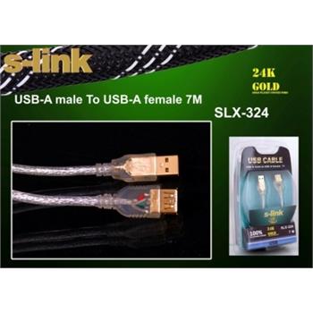 S-link SLX-324 7mt usb 2.0 Usb Uzatma Kablosu